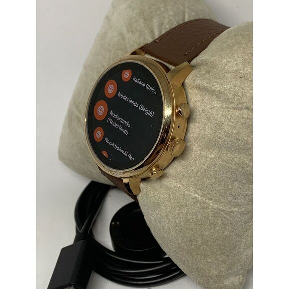 Fossil Gen 4 Authentic Digital Dial Smart Watch Custom Band FTW6018 BA165 - Picture 3 of 12